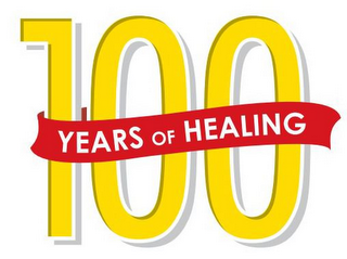 100 YEARS OF HEALING logo