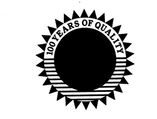 100 YEARS OF QUALITY logo