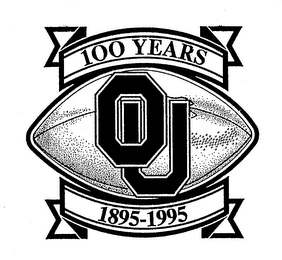 100 YEARS OU 1895-1995 logo