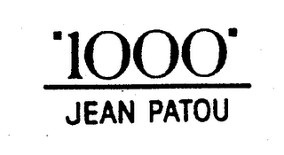 "1000" JEAN PATOU logo