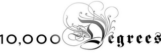 10,000 DEGREES logo
