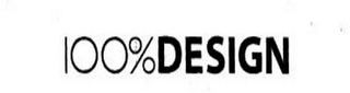 100%DESIGN logo