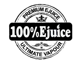 100%EJUICE PREMIUM EJUICE ULTIMATE VAPOUR logo