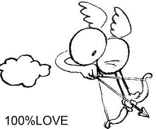 100%LOVE logo