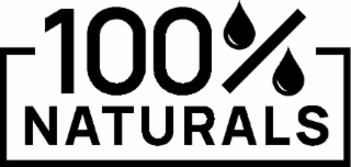 100%NATURALS logo