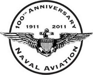 100TH ANNIVERSARY NAVAL AVIATION 1911 2011 100 logo