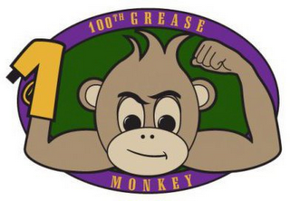 100TH GREASE MONKEY logo