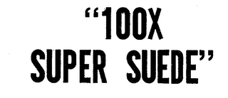 "100X SUPER SUEDE" logo