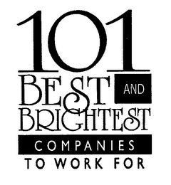 101 BEST AND BRIGHTEST COMPANIES TO WORK FOR logo