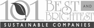 101 BEST AND BRIGHTEST SUSTAINABLE COMPANIES logo