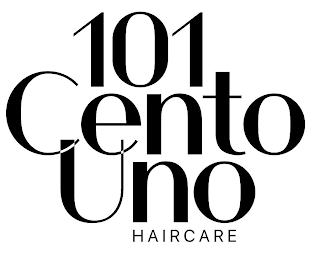 101 CENTO UNO HAIRCARE logo