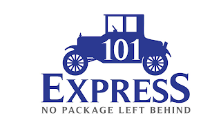 101 EXPRESS NO PACKAGE LEFT BEHIND logo