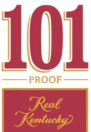 101 PROOF REAL KENTUCKY logo