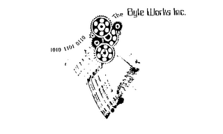 1010 1101 0110 THE BYTE WORKS INC. logo