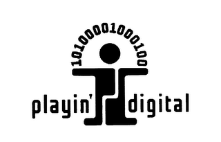 10100001000100 PLAYIN' DIGITAL logo