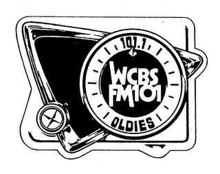 101.1 WCBS FM101 OLDIES logo