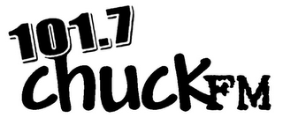 101.7 CHUCK FM logo