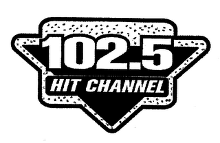 102.5 HIT CHANNEL logo