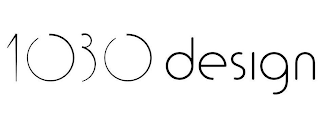 1030 DESIGN logo