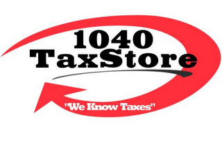 1040 TAXSTORE "WE KNOW TAXES" logo