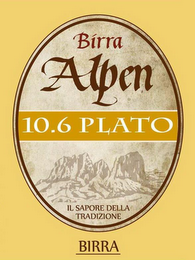 10.6 PLATO BIRRA ALPEN logo