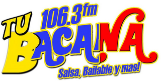106.3 FM TU BACANA SALSA, BAILABLE Y MAS! logo