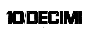 10/DECIMI logo