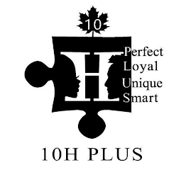 10H PLUS PERFECT LOYAL UNIQUE SMART logo
