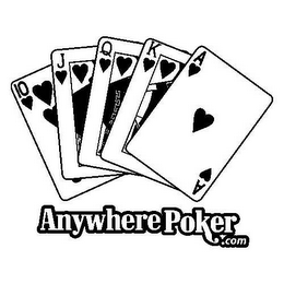 10JQKA ANYWHEREPOKER.COM logo