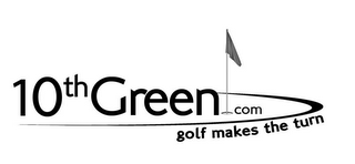 10THGREEN.COM GOLF MAKES THE TURN logo