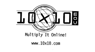 10X10 COM MULTIPLY IT ONLINE! WWW.10X10.COM logo