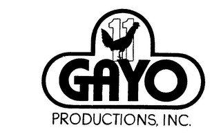 11 GAYO PRODUCTIONS, INC. logo