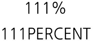 111% 111PERCENT logo