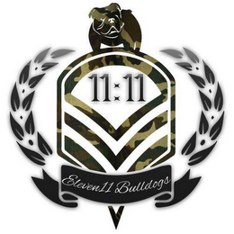 11:11  ELEVEN 11 BULLDOGS logo