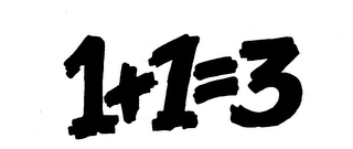 1+1=3 logo