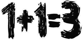 1+1=3 logo