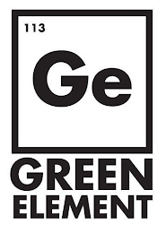 113 GE GREEN ELEMENT logo