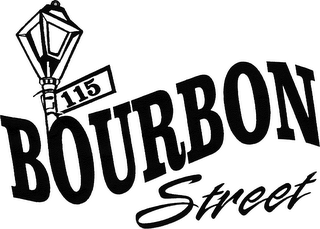 115 BOURBON STREET logo