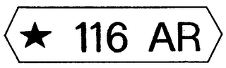 116 AR logo