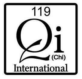 119 QI (CHI) INTERNATIONAL logo