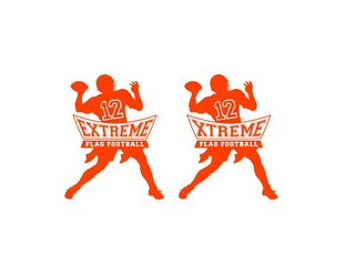 12 EXTREME FLAG FOOTBALL 12 XTREME FLAG FOOTBALL logo