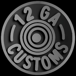 12 GA CUSTOMS logo