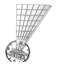 12 HOUR RELIEF 12 3 6 9 logo