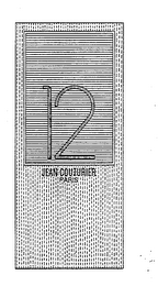 12 JEAN COUTURIER PARIS logo