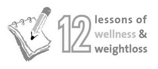 12 LESSONS OF WELLNESS & WEIGHTLOSS logo