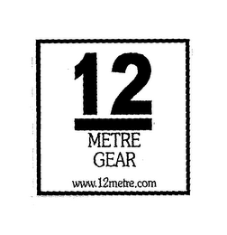 12 METRE GEAR WWW.12METRE.COM logo