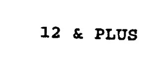 12 & PLUS logo