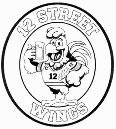 12 STREET WINGS C 12 12 logo