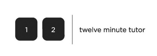 12 TWELVE MINUTE TUTOR logo