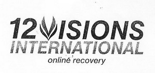 12 VISIONS INTERNATIONAL ONLINE RECOVERY logo